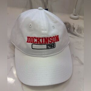 Dickinson College Champion White Baseball Cap. NWT.